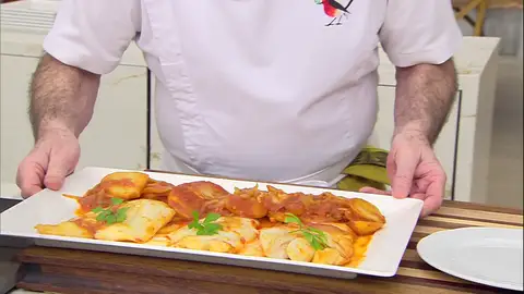 Receta de fin de semana de Arguiñano: fletán con patatas al horno Receta de fin de semana de Arguiñano: fletán con patatas al horno