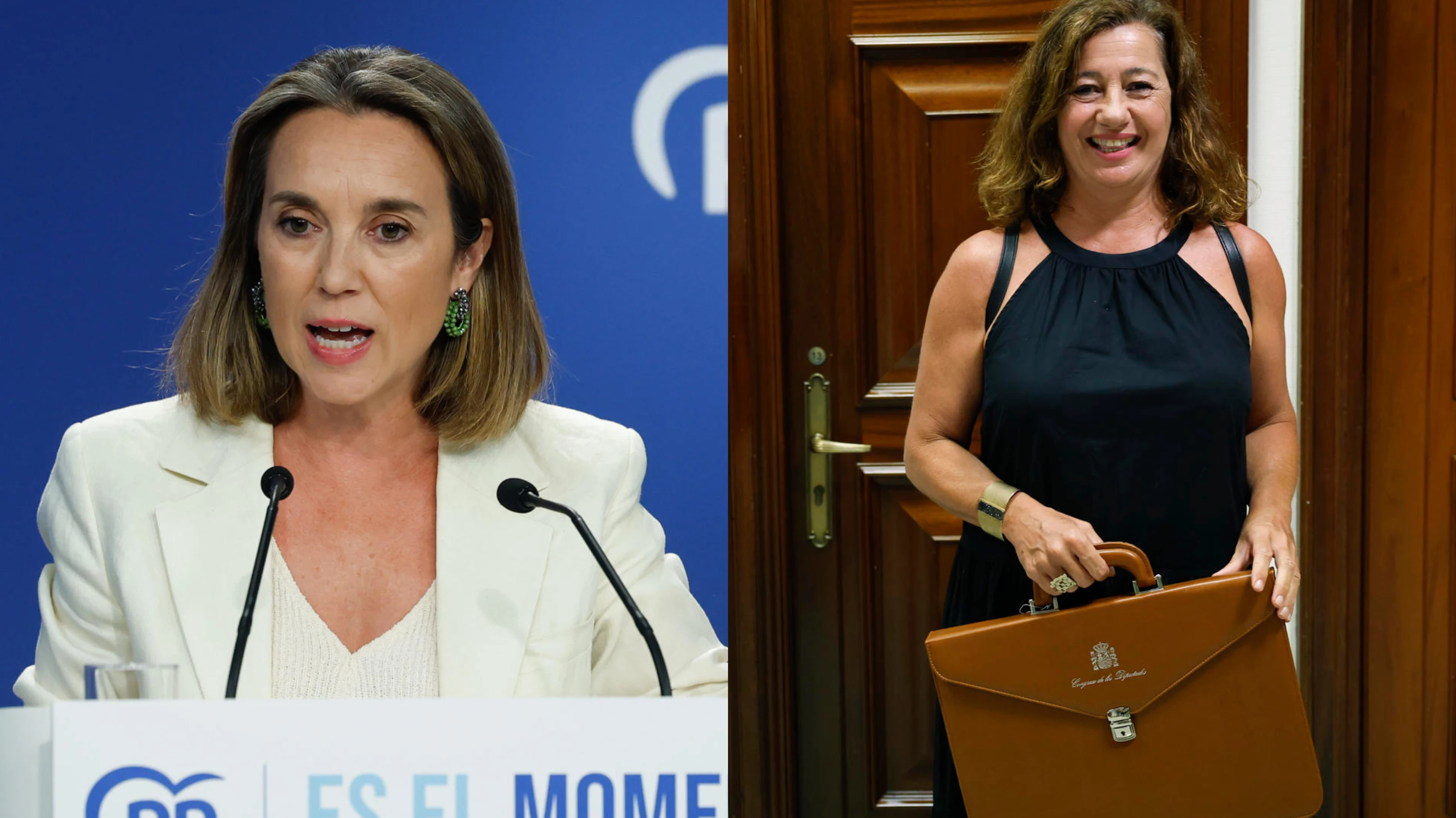 Cuca Gamarra y Francina Armengol Cuca Gamarra y Francina Armengol
