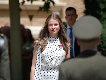 La Princesa Leonor, en la Academia Militar de Zaragoza La Princesa Leonor, en la Academia Militar de Zaragoza