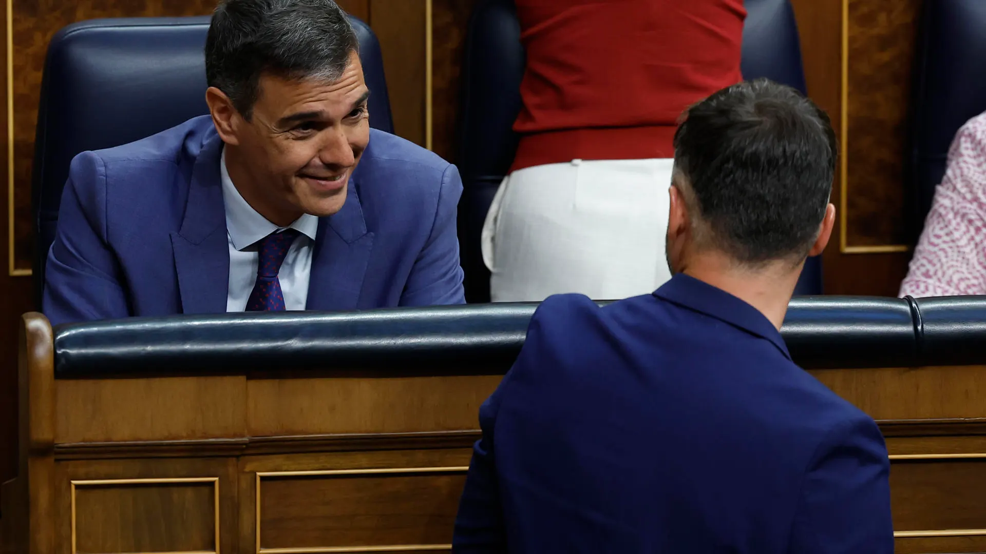 Pedro Sánchez con Gabriel Rufián Pedro Sánchez con Gabriel Rufián