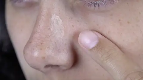 Maquillaje en la nariz Maquillaje en la nariz