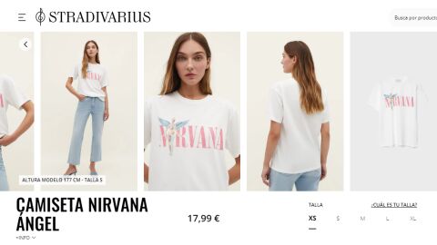Camiseta Nirvana ángel