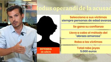 Así actuaba la joven alicantina especializada en 'robos amorosos' a ancianos