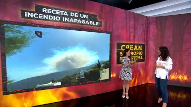 ¿Cómo afecta la ola de calor a las labores de extinción del incendio de Tenerife, declarado inapagable?