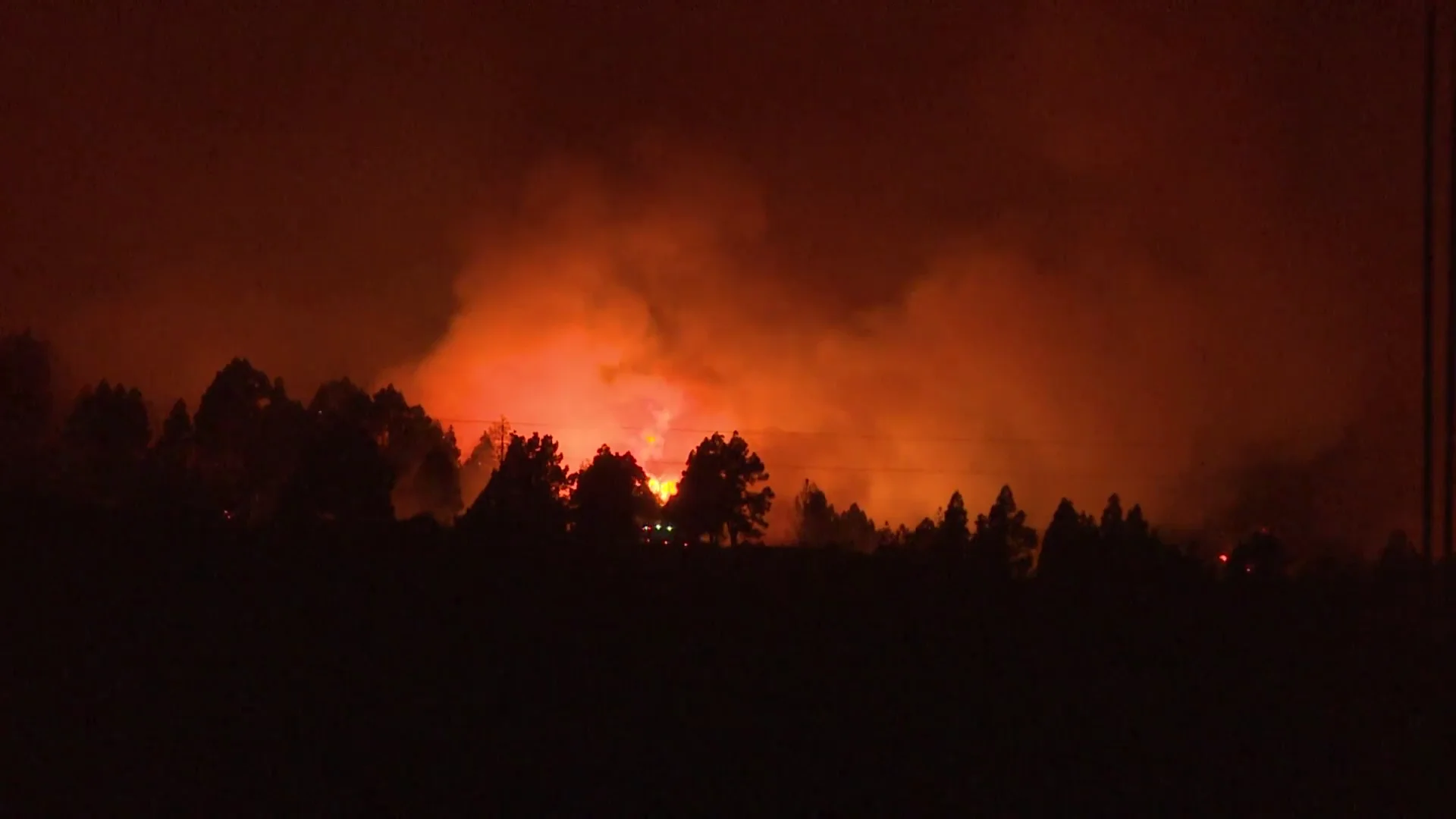 Incendio en Tenerife