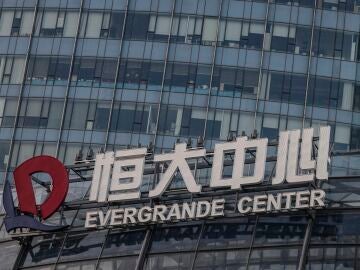 Logo de Evergrande en Shanghai