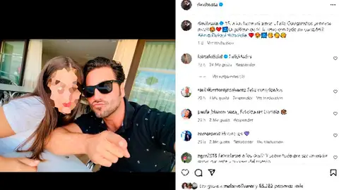David Bustamante felicita a su hija Daniella David Bustamante felicita a su hija Daniella