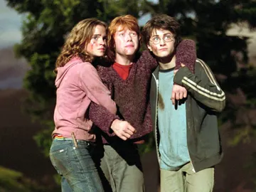 Emma Watson, Rupert Grint y Daniel Radcliffe en 'Harry Potter' Emma Watson, Rupert Grint y Daniel Radcliffe en 'Harry Potter'