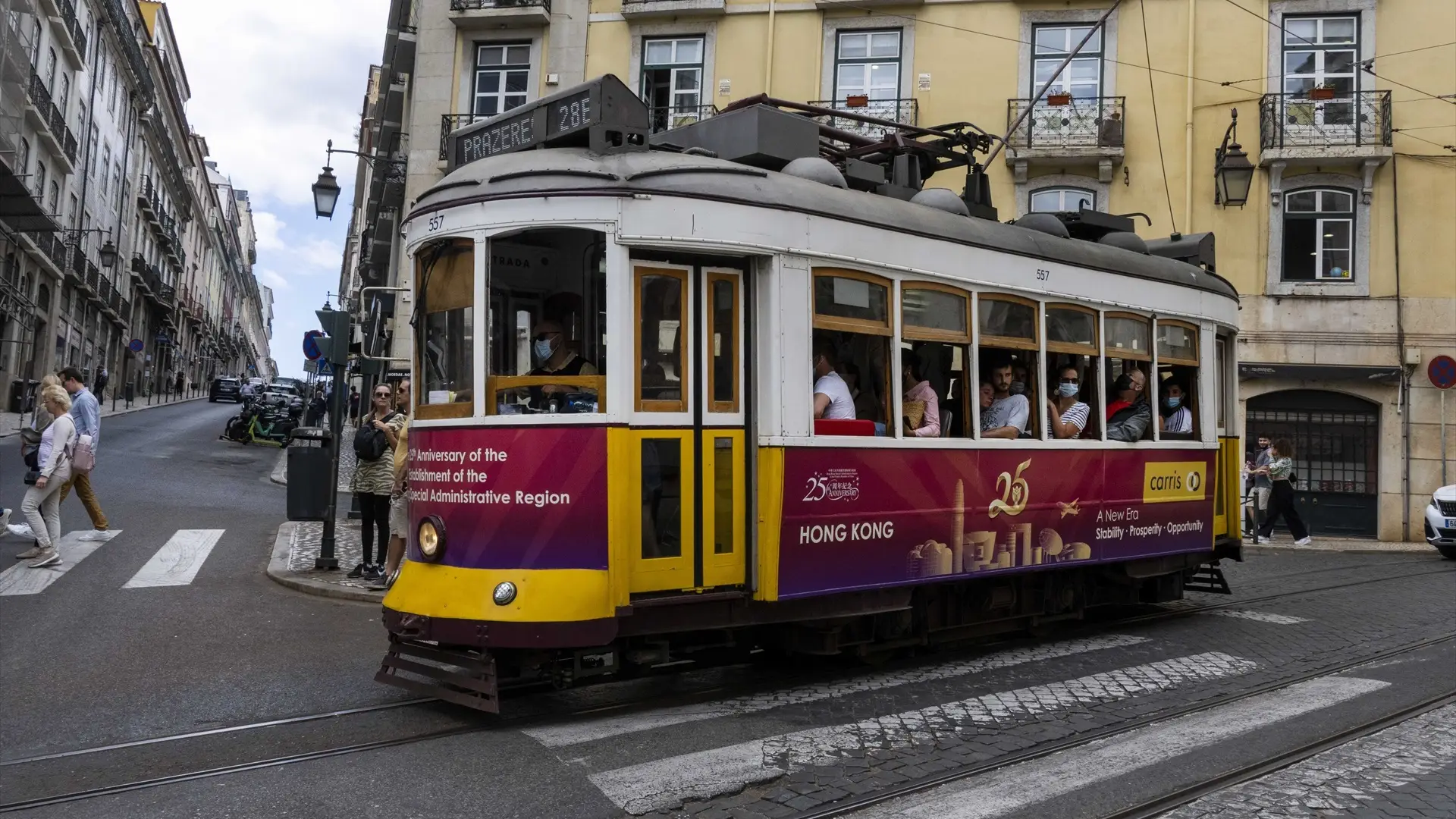 Un español resultado herido después de una colisión de dos tranvías en Lisboa Un español resultado herido después de una colisión de dos tranvías en Lisboa