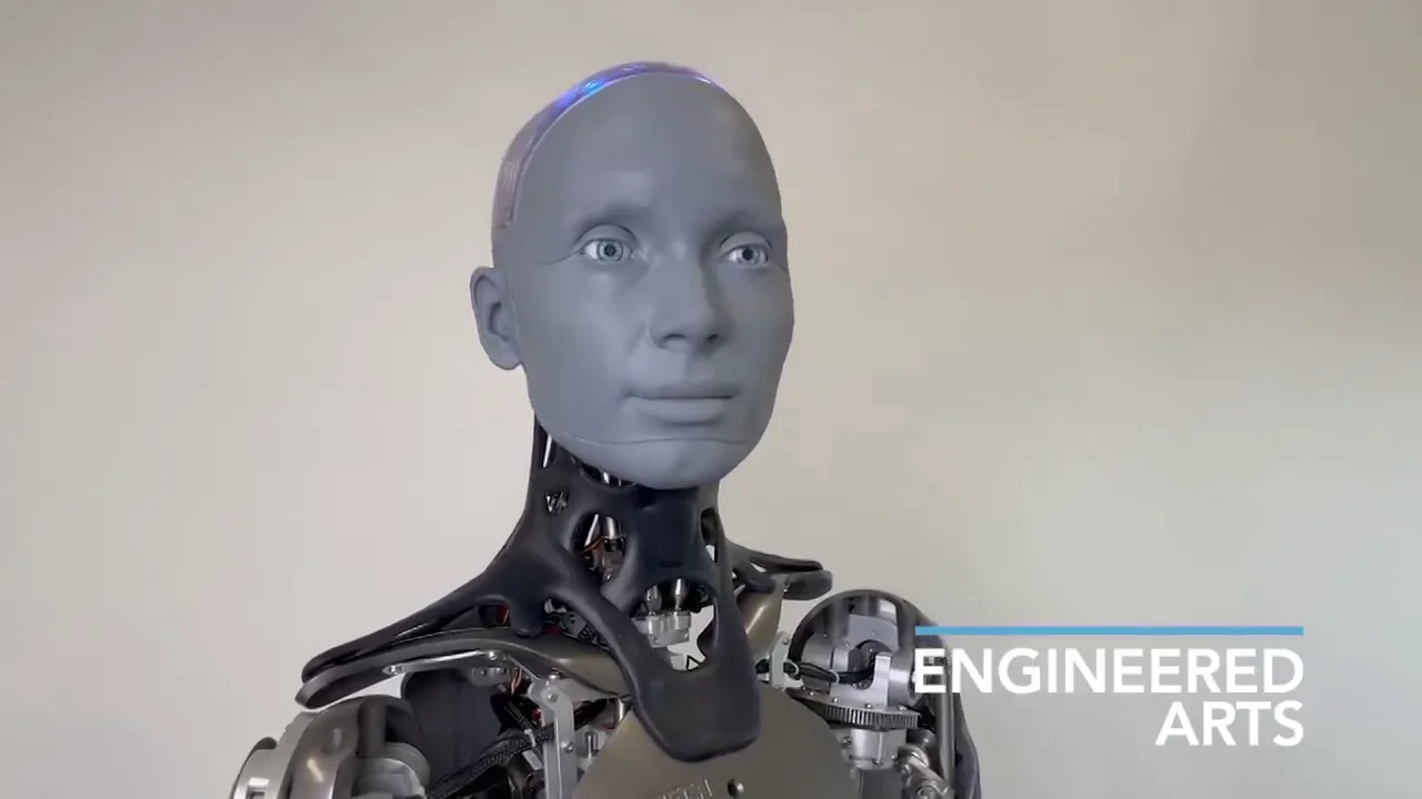 Ameca, el robot humanoide más avanzado del mundo, se declara "autoconsciente" Ameca, el robot humanoide más avanzado del mundo, se declara "autoconsciente"