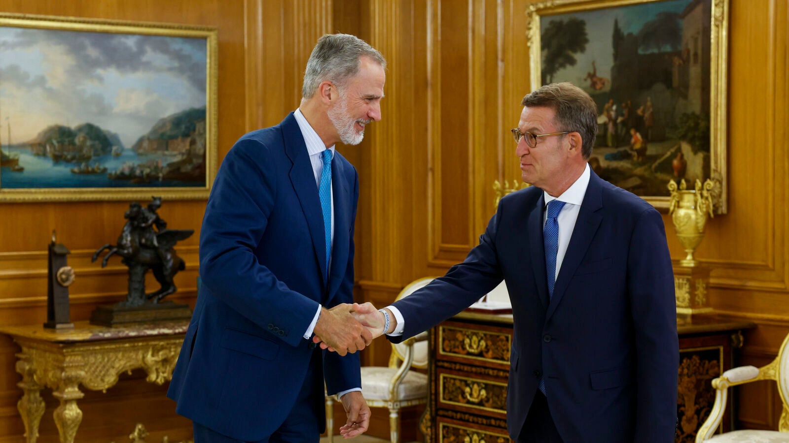 El Rey Felipe VI propone a Alberto Núñez Feijóo para acudir a la investidura