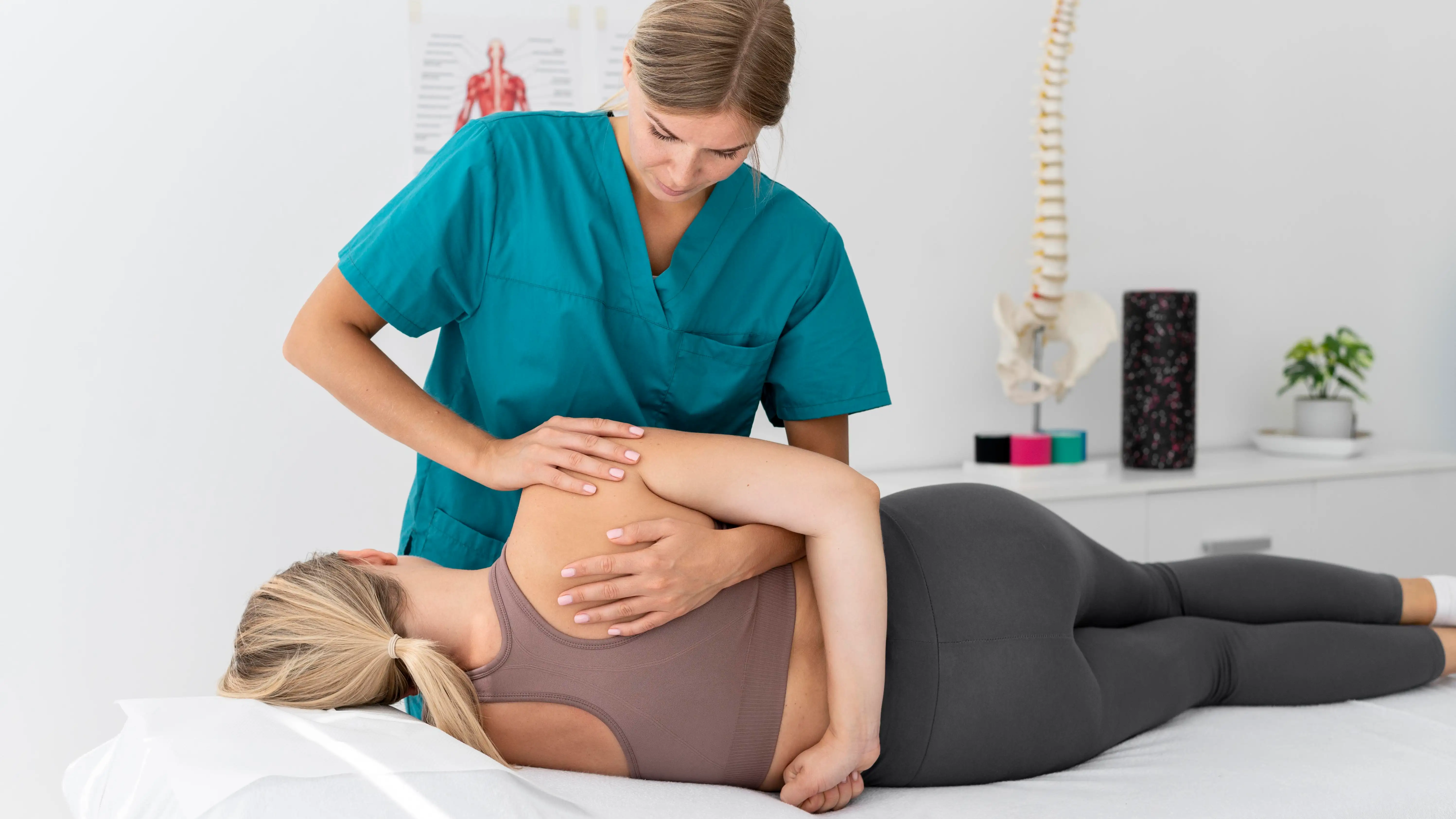 Una fisioterapeuta