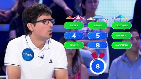 ¡Por los pelos! Moisés pierde músculo en ‘Pasapalabra’ tras errar el ‘¿Dónde están?’ ¡Por los pelos! Moisés pierde músculo en ‘Pasapalabra’ tras errar el ‘¿Dónde están?’