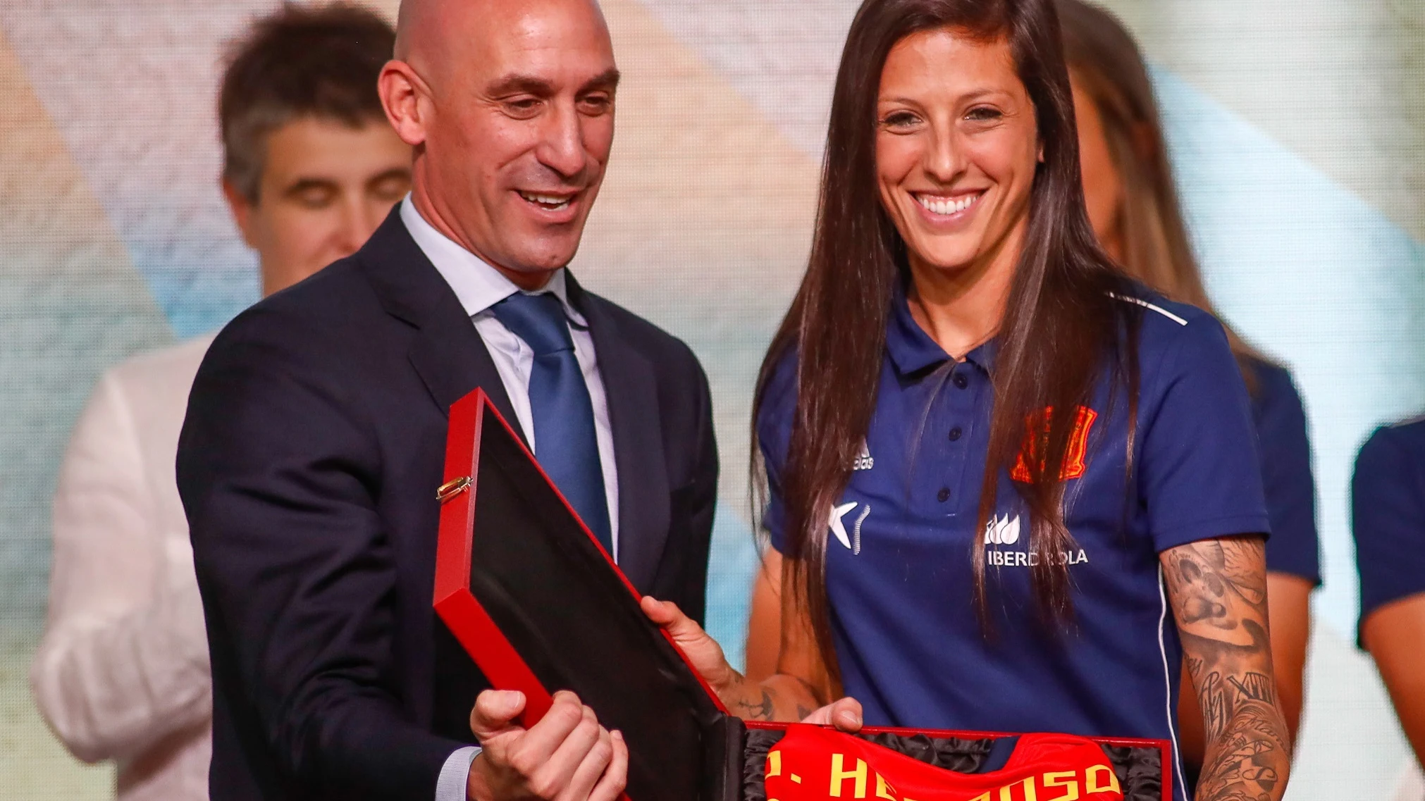 Jenni Hermoso, junto a Luis Rubiales Jenni Hermoso, junto a Luis Rubiales