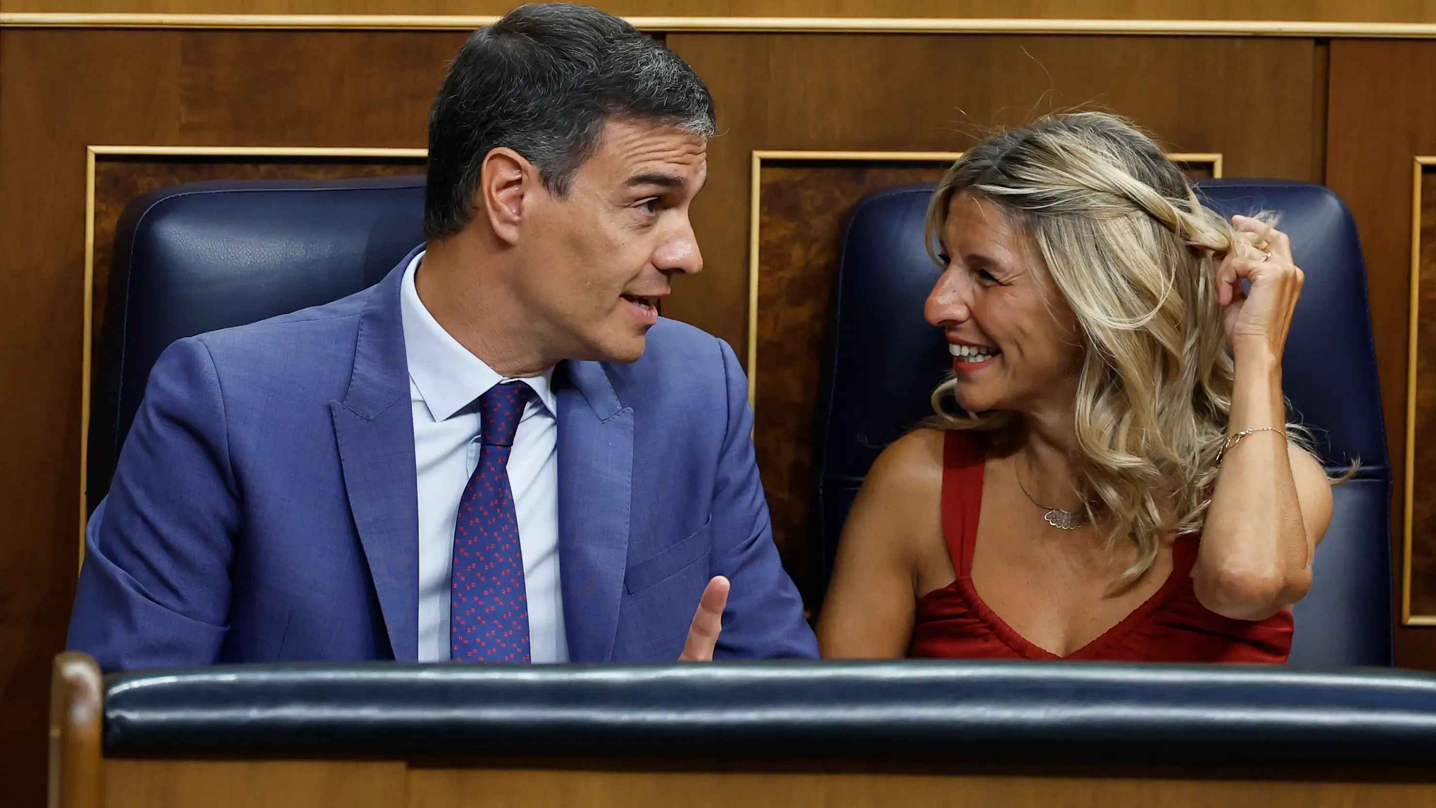 Pedro S&aacute;nchez y Yolanda D&iacute;az