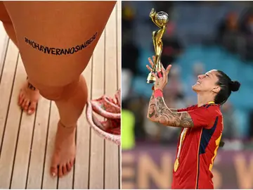 El 'tatuaje' de Jenni Hermoso El 'tatuaje' de Jenni Hermoso