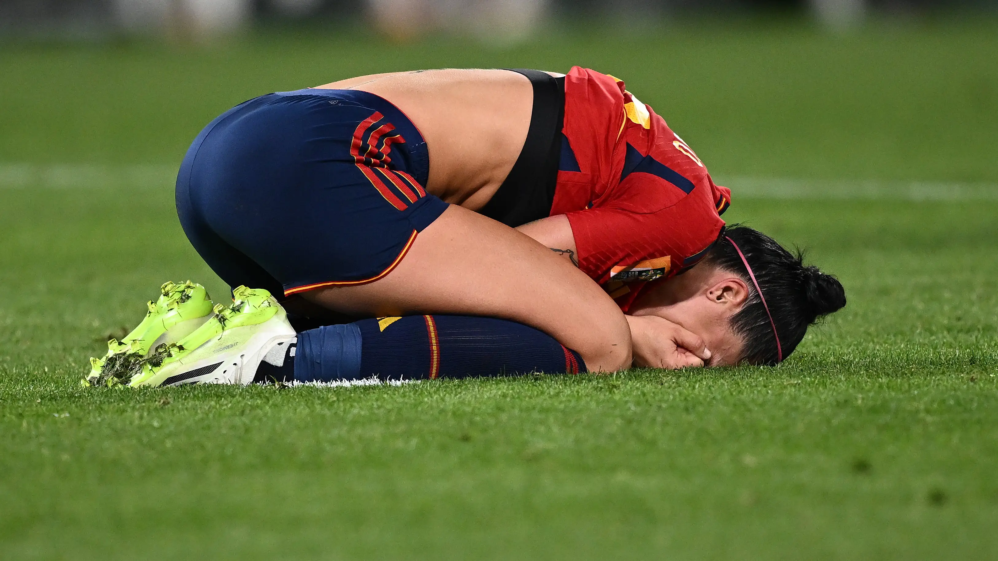Jenni Hermoso en la final del Mundial de F&uacute;tbol Femenino