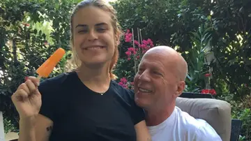 Bruce Willis junto a su hija, Tallulah