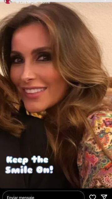 Paloma Cuevas y su guiño a Luis Miguel