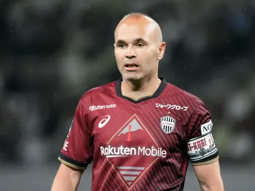 Andrés Iniesta en un partido con el Vissel Kobe en junio de 2023 Andrés Iniesta en un partido con el Vissel Kobe en junio de 2023