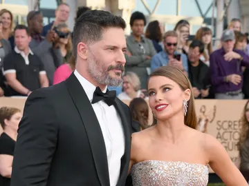 Joe Manganiello y Sofía Vergara en los Actors Guild Awards en 2017 Joe Manganiello y Sofía Vergara en los Actors Guild Awards en 2017
