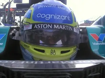 Fernando Alonso, nada más acabar la carrera Fernando Alonso, nada más acabar la carrera