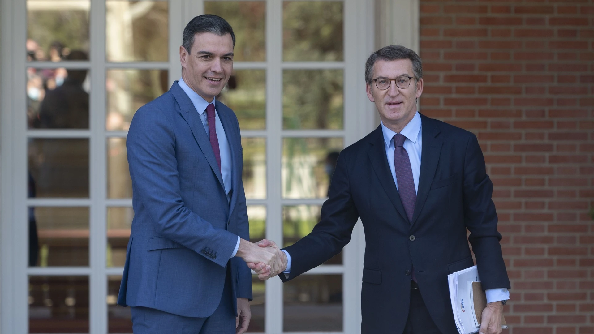 Imagen de archivo de Pedro Sánchez y Alberto Núñez Feijóo Imagen de archivo de Pedro Sánchez y Alberto Núñez Feijóo