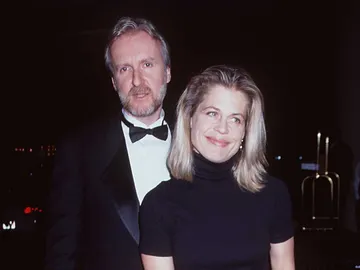 La actriz Linda Hamilton y su exmarido, el director de cine James Cameron La actriz Linda Hamilton y su exmarido, el director de cine James Cameron