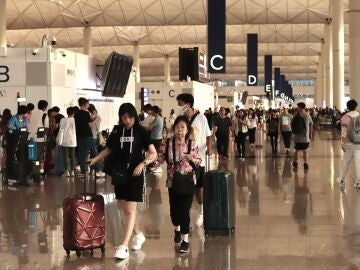 Imagen de archivo de un aeropuerto en China