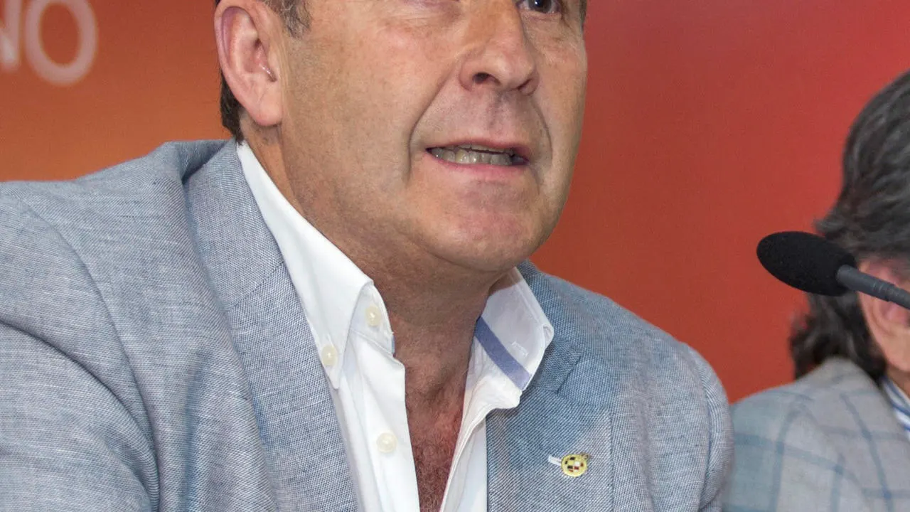 Rafa del Amo en rueda de prensa Rafa del Amo en rueda de prensa