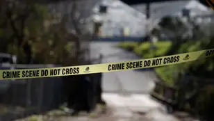Imagen de una cinta de la policía de Estados Unidos
