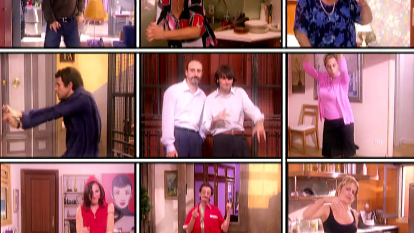 La cabecera de la tercera temporada de 'Aquí no hay quién viva' La cabecera de la tercera temporada de 'Aquí no hay quién viva'
