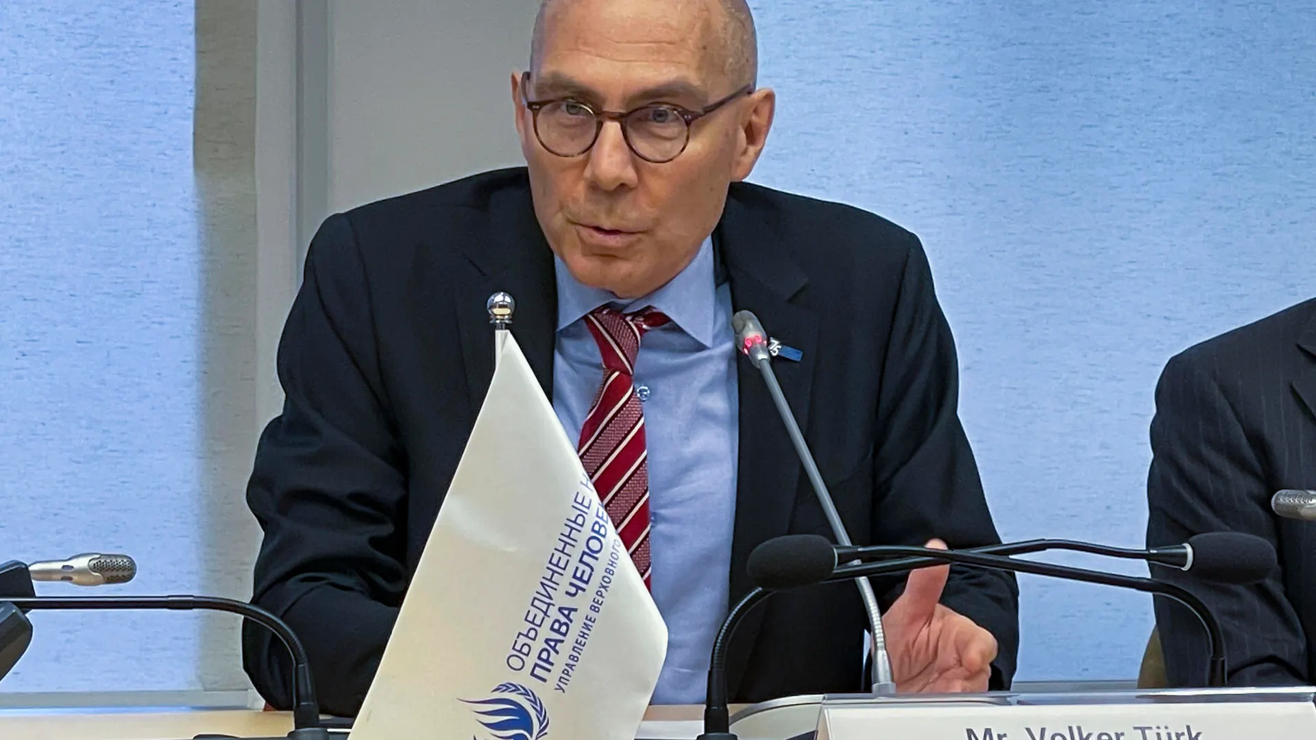 El alto comisionado para los Derechos Humanos, Volker Türk El alto comisionado para los Derechos Humanos, Volker Türk