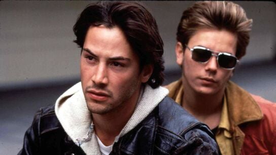 Keanu Reeves y River Phoenix en 'My Own Private Idaho' 