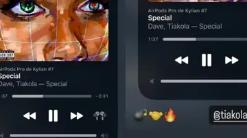 Las historias de Mbappé y Tiakola, respectivamente Las historias de Mbappé y Tiakola, respectivamente