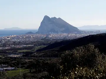 Imagen del peñón de Gibraltar Imagen del peñón de Gibraltar
