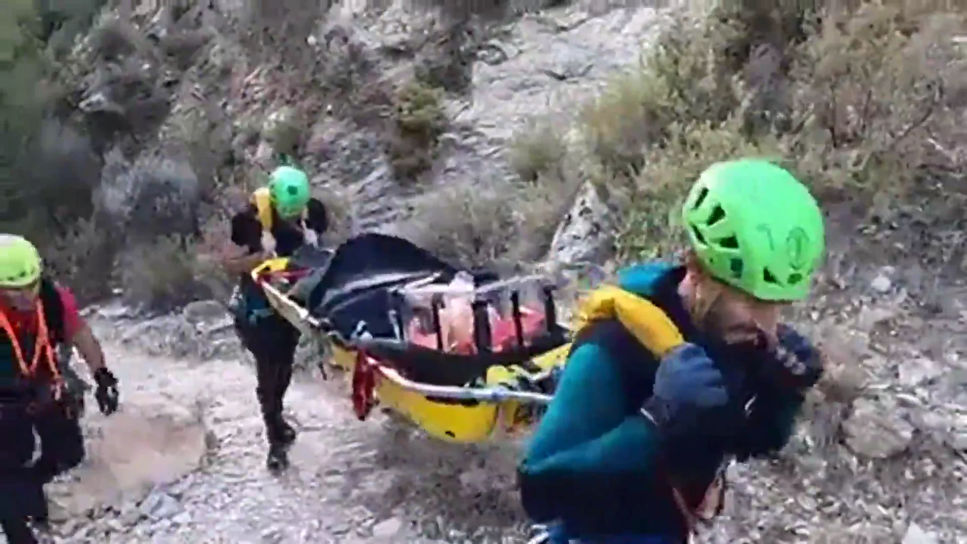 Complicado rescate en Granada Complicado rescate en Granada