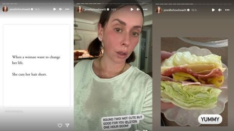 Jennifer Love Hewitt tras mostrar su cambio de look