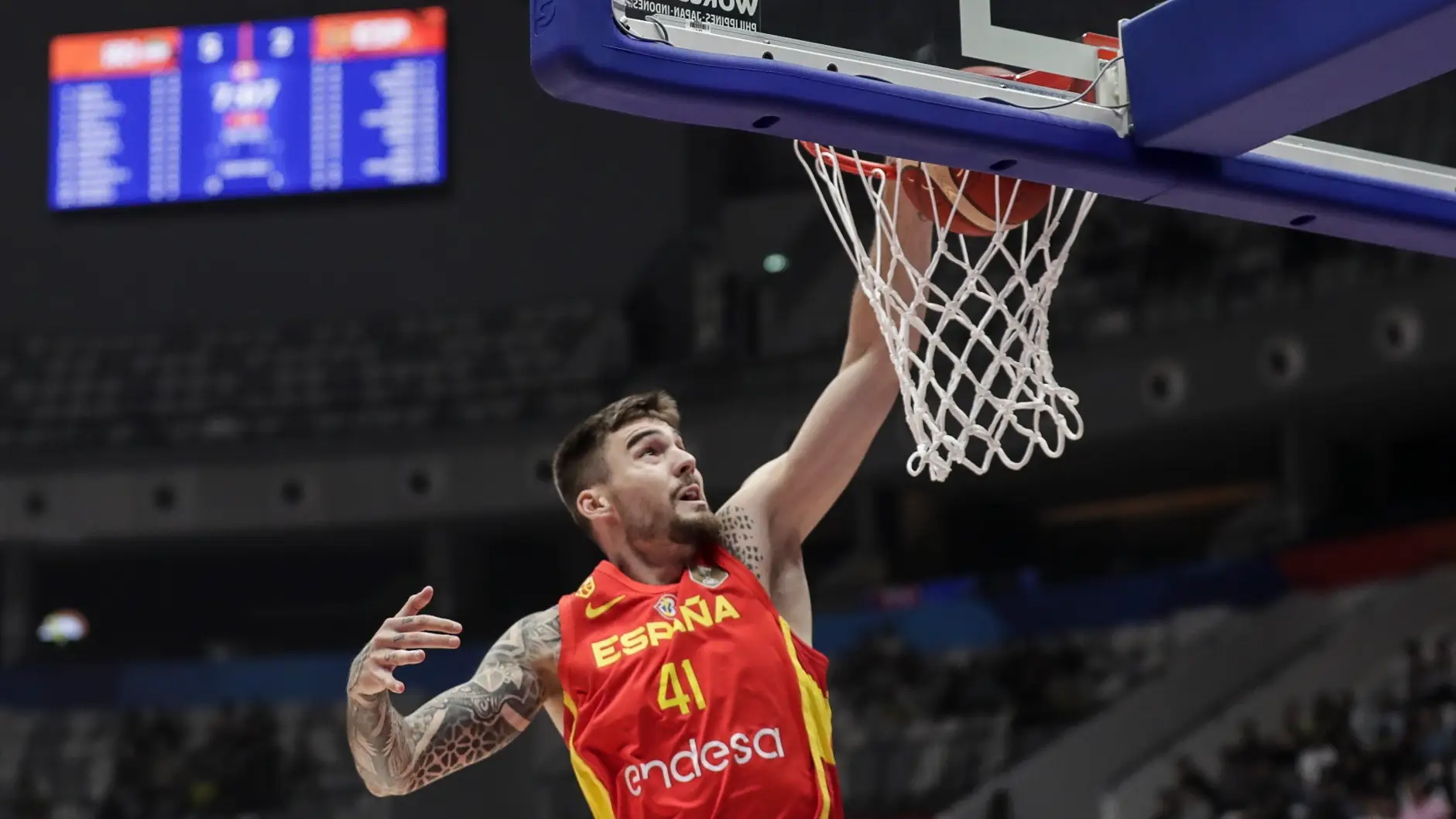 Juancho Hern&aacute;ngomez, jugador de la selecci&oacute;n espa&ntilde;ola de baloncesto