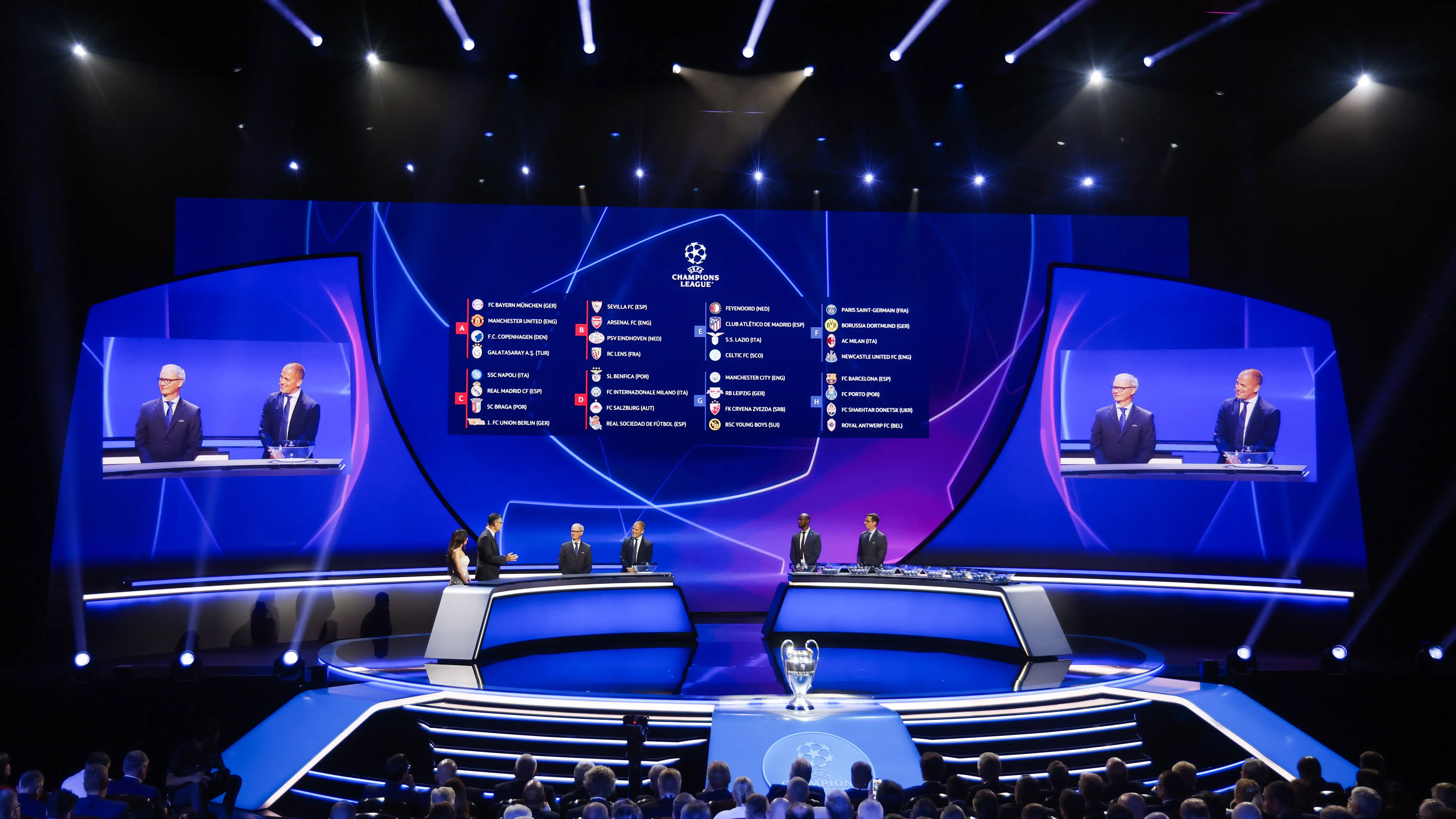 Sorteo Champions League 2023-24: Así queda la fase de grupos de la Champions League, en directo Sorteo Champions League 2023-24: Así queda la fase de grupos de la Champions League, en directo