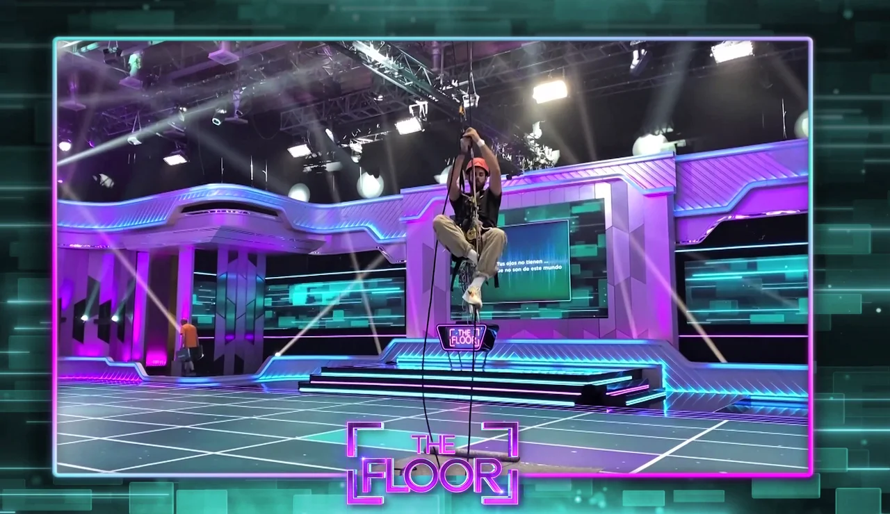 Así se construyó el plató de 'The Floor', el tablero más espectacular de la televisión