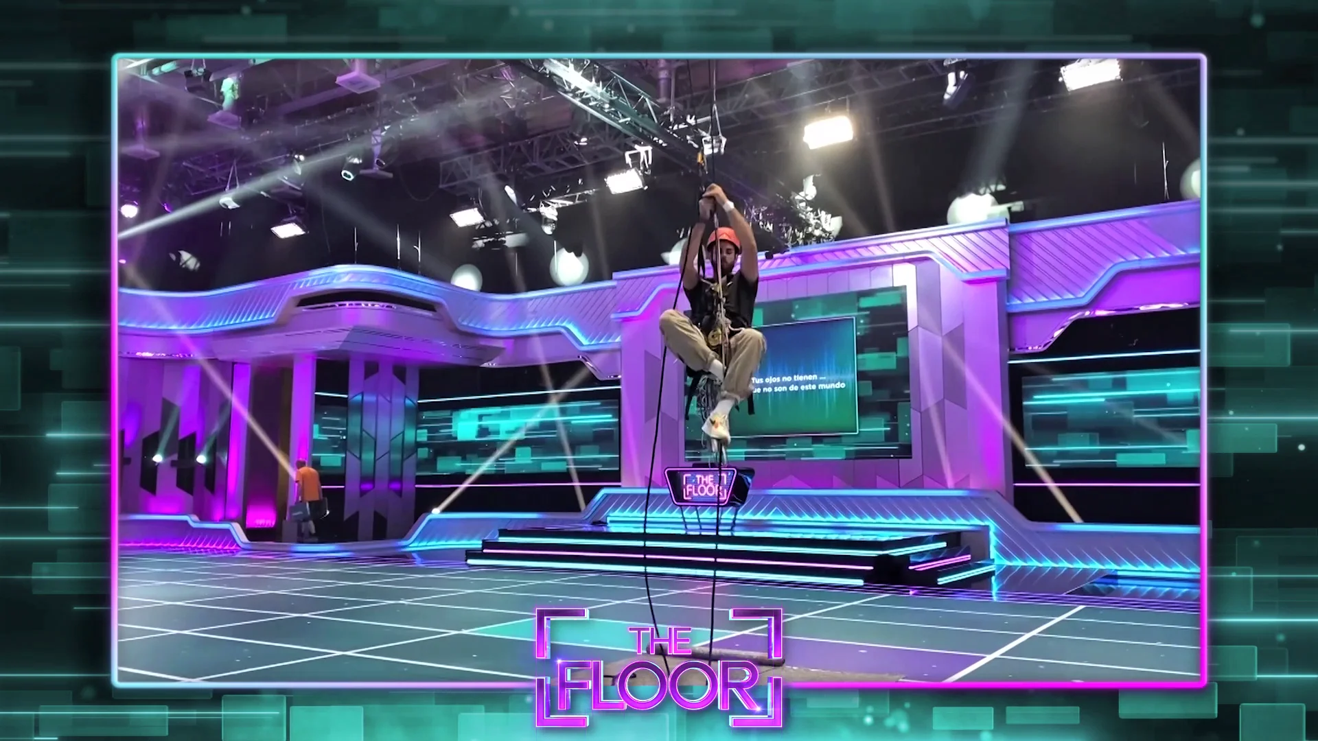 Así se construyó el plató de 'The Floor', el tablero más espectacular de la televisión Así se construyó el plató de 'The Floor', el tablero más espectacular de la televisión