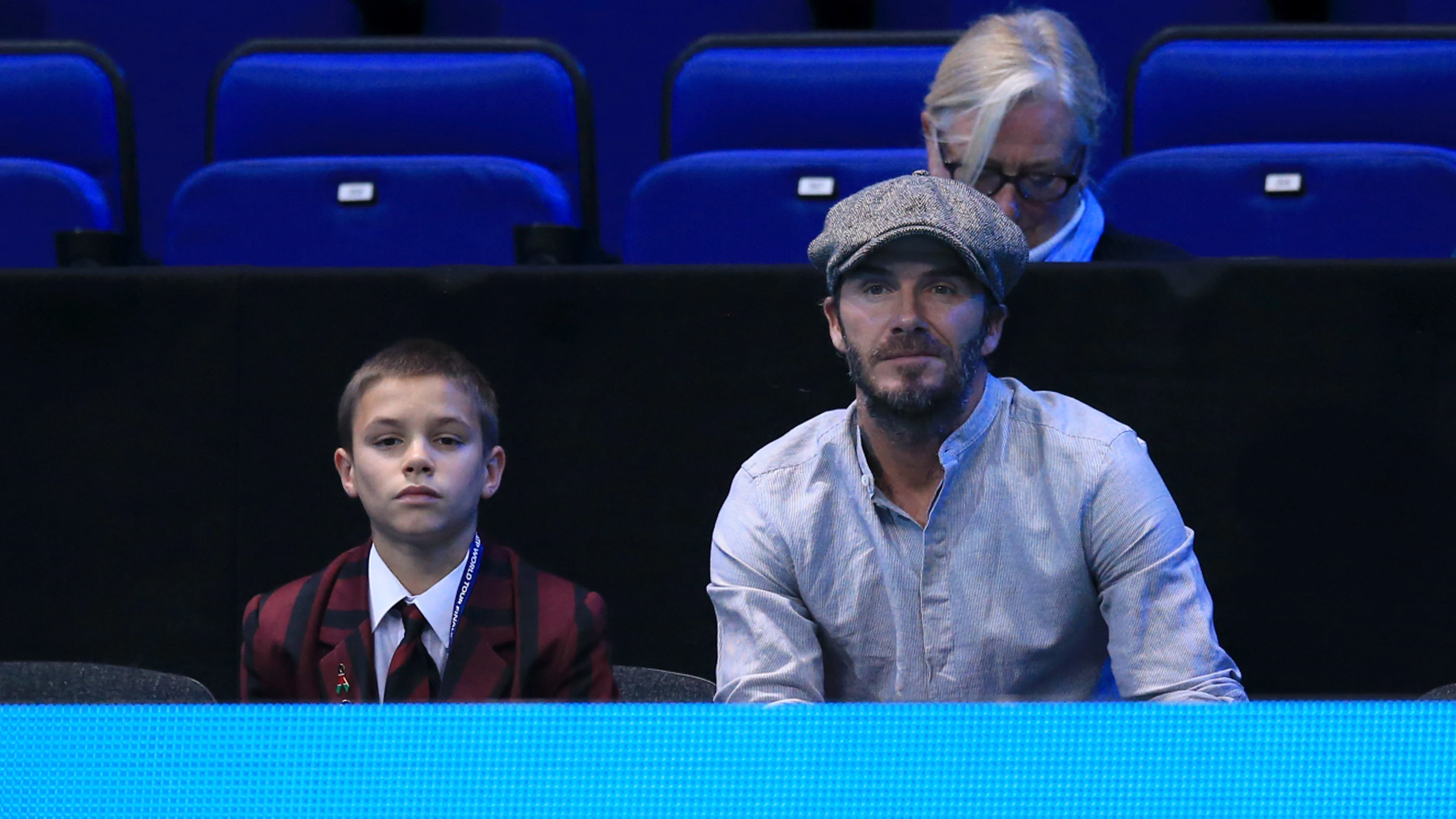 Romeo y David Beckham Romeo y David Beckham