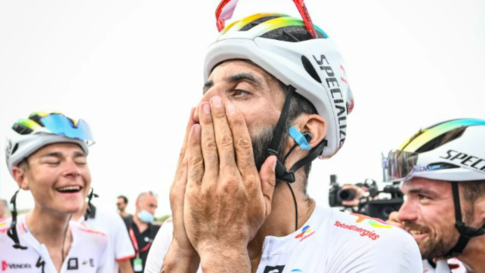 Geoffrey Soupe tras ganar la séptima etapa de la Vuelta España 2023 Geoffrey Soupe tras ganar la séptima etapa de la Vuelta España 2023