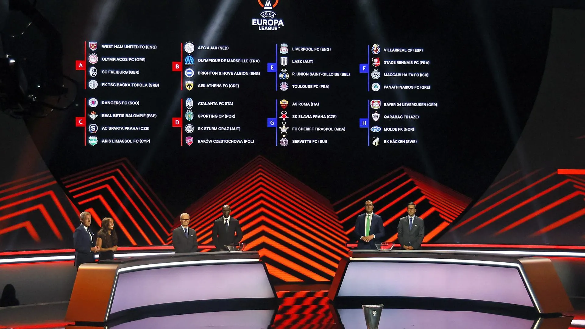 Sorteo fase de grupos Europa League 2023-24 Sorteo fase de grupos Europa League 2023-24