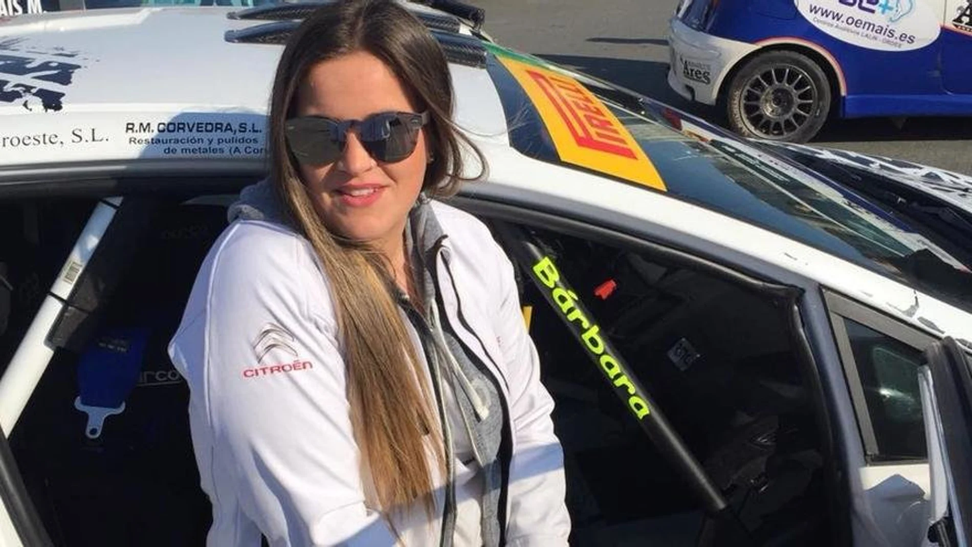 Bárbara Gómez, copiloto de rallies fallecida en un accidente 