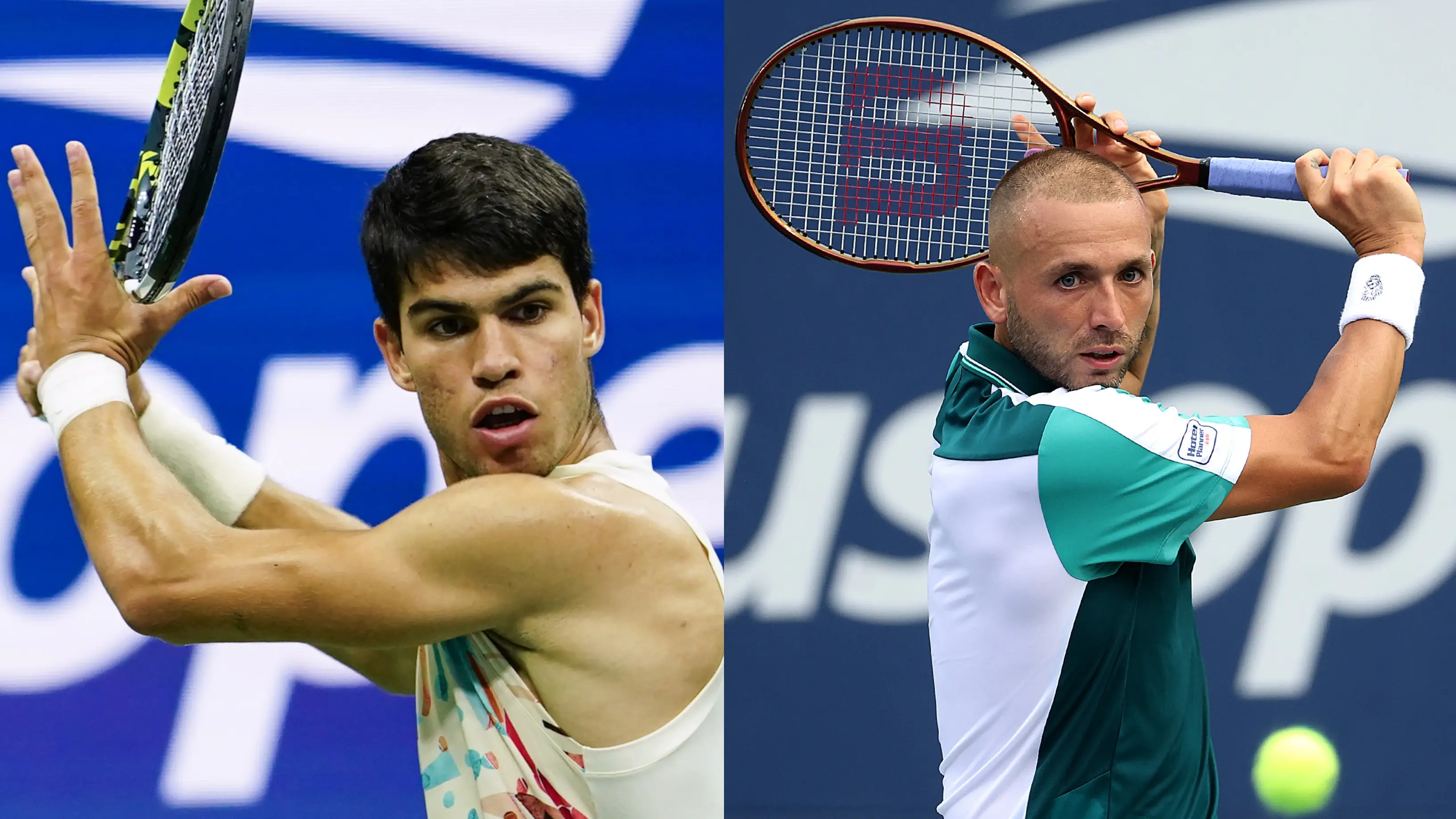 Carlos Alcaraz y Daniel Evans, rivales en 1/16 de final del US Open Carlos Alcaraz y Daniel Evans, rivales en 1/16 de final del US Open