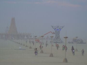 Imagen de archivo del festival Burning Man, celebrado en Nevada