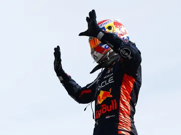 Max Verstappen, tras ganar el GP de Italia Max Verstappen, tras ganar el GP de Italia