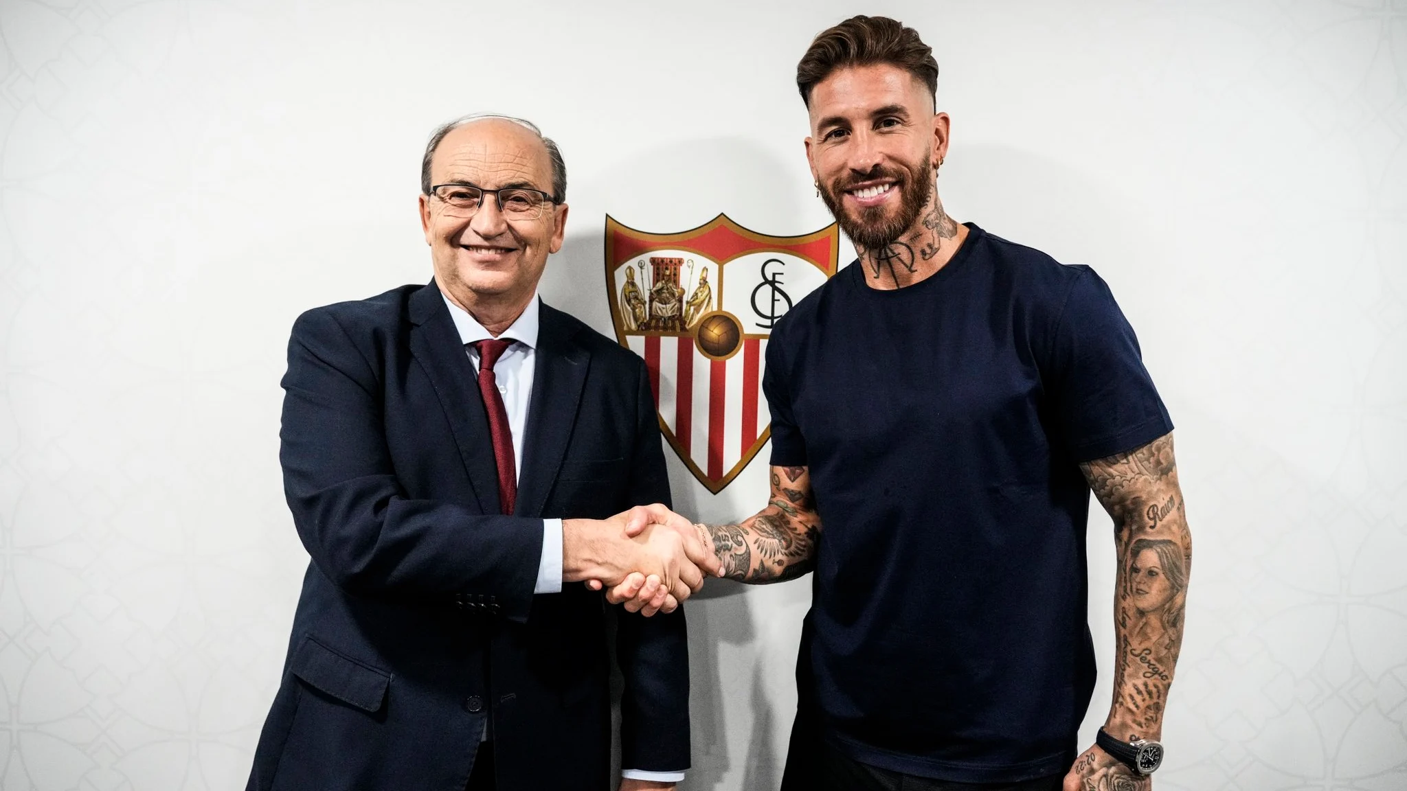 Pepe Castro y Sergio Ramos